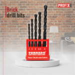Profix Masonry Brick Drills bit 5 Set - 4mm-8mm