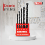 Profix Masonry Ceramic Drills bit 5 Set - 4mm-8mm