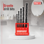 Profix Masonry Granite Drills bit 5 Set - 4mm-8mm