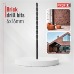 6mmx160mm Profix Masonry Brick Drill Bits